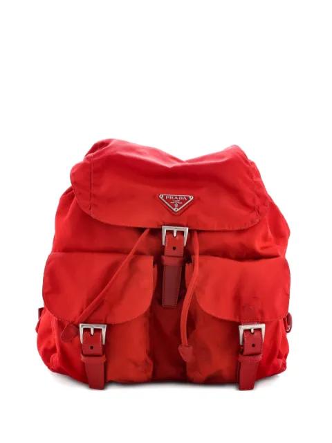 Double Front Pocket Tessuto Medium backpack by PRADA Double Front Pocket Tessuto Medium backpack by PRADA