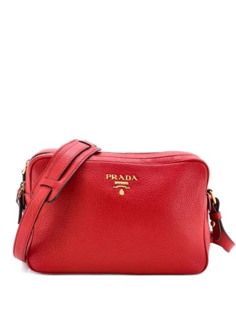 Double Zip Camera Bag Vitello Phenix Medium crossbody bag by PRADA Double Zip Camera Bag Vitello Phenix Medium crossbody bag by PRADA