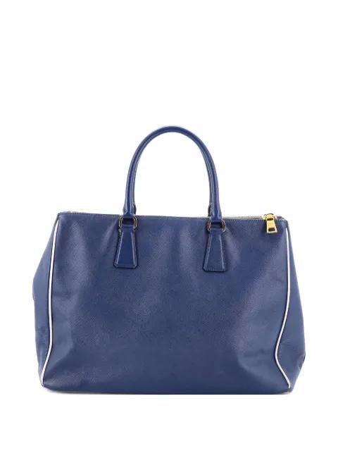 Double Zip Lux Saffiano Leather Large tote bag by PRADA Double Zip Lux Saffiano Leather Large tote bag by PRADA