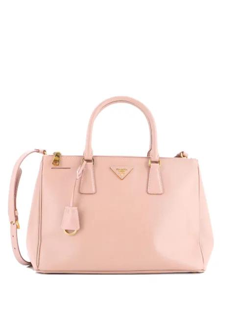 Double Zip Lux Saffiano Leather Medium tote bag by PRADA Double Zip Lux Saffiano Leather Medium tote bag by PRADA