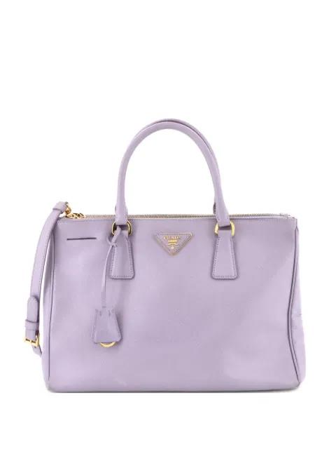 Double Zip Lux Saffiano Leather Medium tote bag by PRADA Double Zip Lux Saffiano Leather Medium tote bag by PRADA