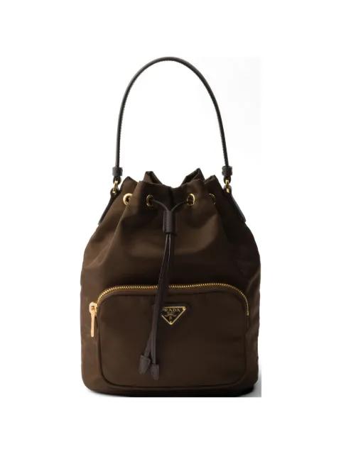 Duet Re-Nylon bucket bag by PRADA