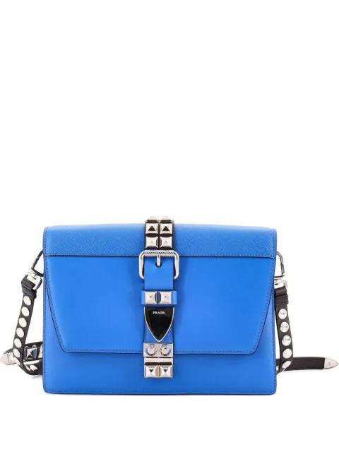 Elektra Shoulder Bag Studded Leather Small crossbody bag by PRADA 