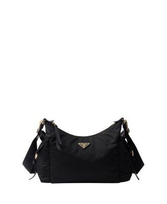 Explore Large Re-Nylon and Leather Bag by PRADA