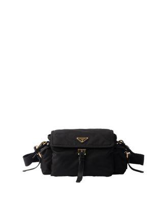 Explore Medium Re-Nylon Shoulder Bag with Flap by PRADA