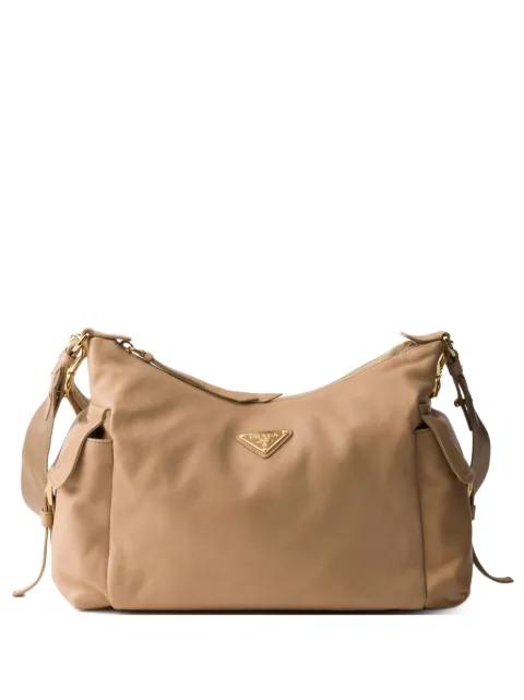 Explore large nappa leather bag by PRADA