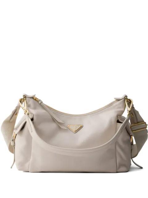 Explore large nappa leather bag by PRADA