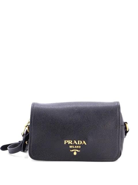 Flap Zip Vitello Phenix Small crossbody bag by PRADA 