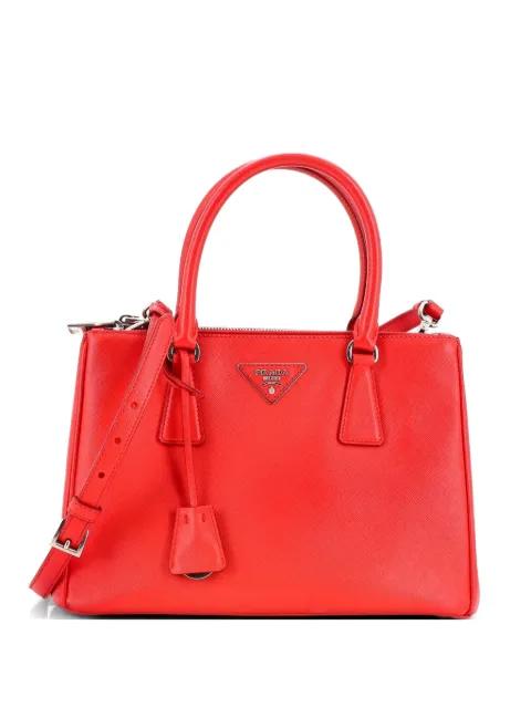 Galleria Double Zip Saffiano Leather Small tote bag by PRADA 