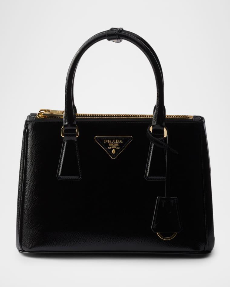 Galleria Small Patent Saffiano Leather Crossbody Bag by PRADA