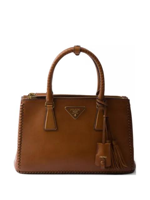 Galleria medium leather bag by PRADA