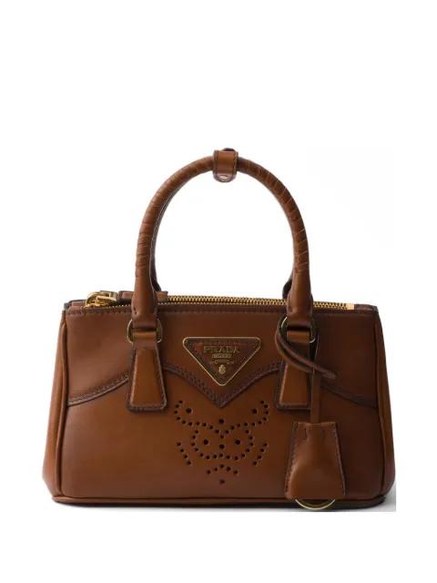 Galleria mini leather bag by PRADA