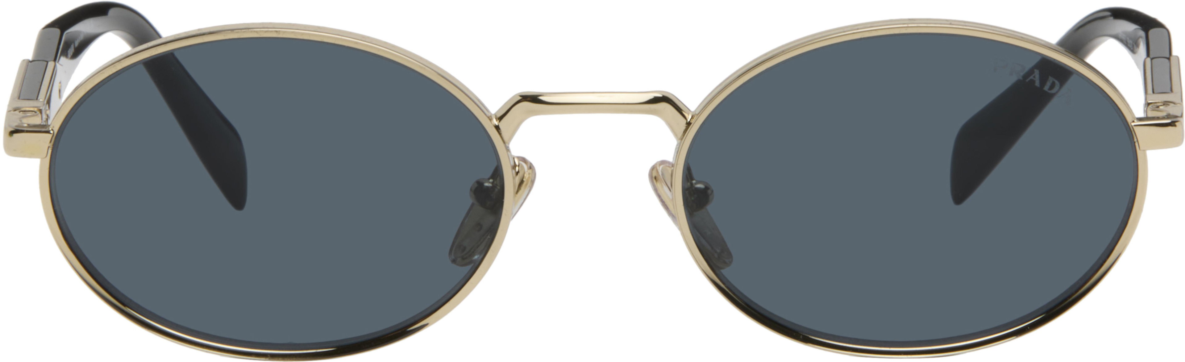 Gold 'Prada Eyewear Collection' Sunglasses by PRADA