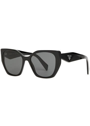 Hexagon-frame sunglasses by PRADA