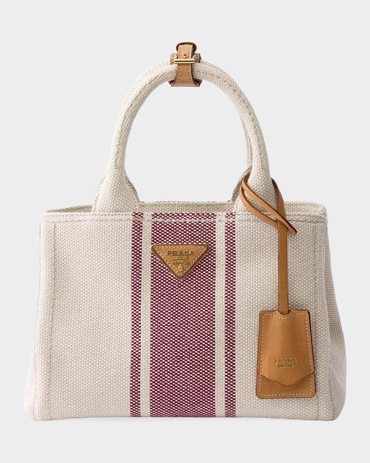 Jardinire Small Cotton Canvas Tote Bag by PRADA