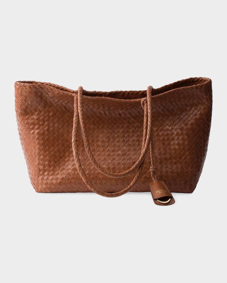 Large Leather Tote Bag by PRADA