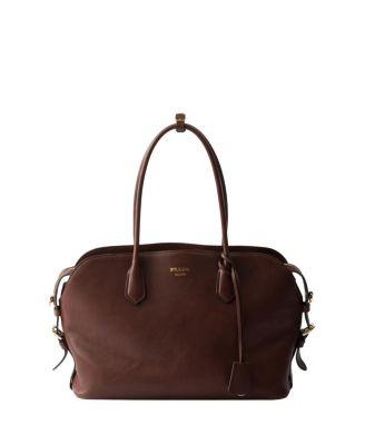 Large Leather Tote Bag by PRADA