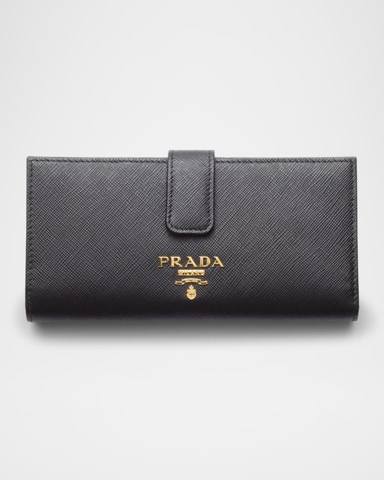 Large Saffiano Leather Bifold Wallet by PRADA