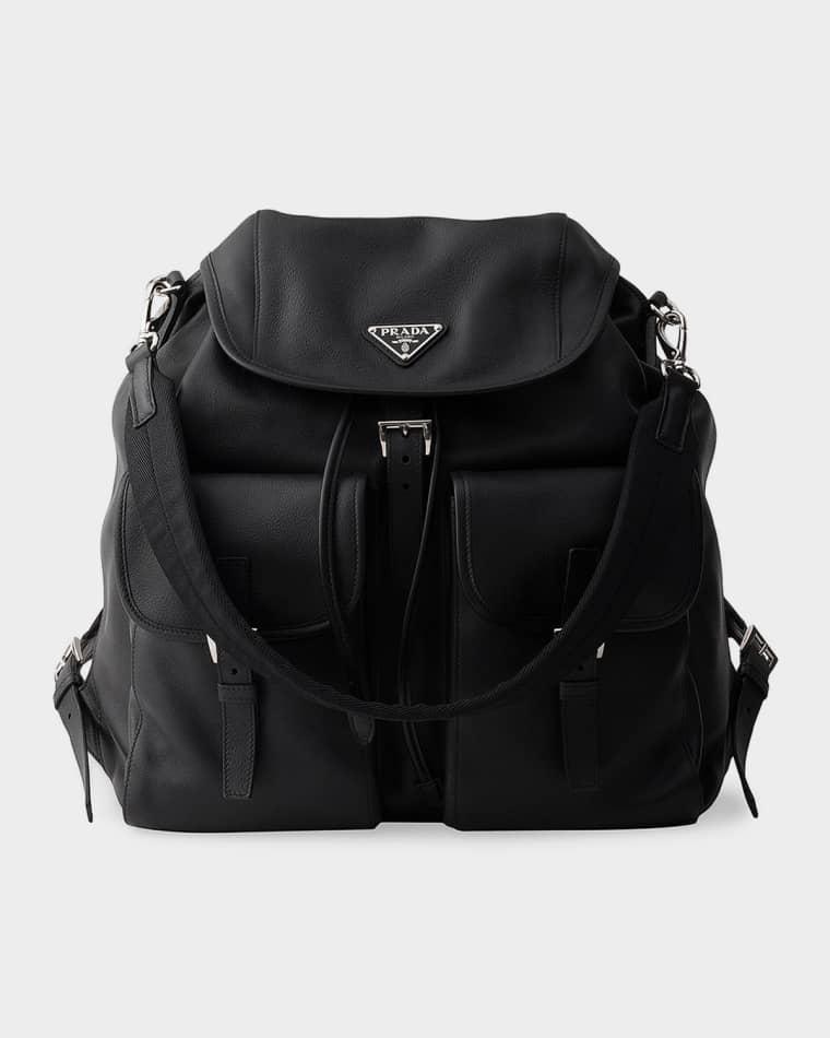 Leather Backpack by PRADA