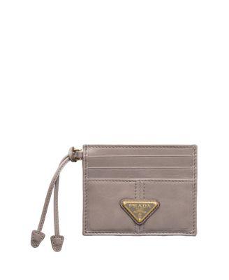 Leather Card Holder by PRADA