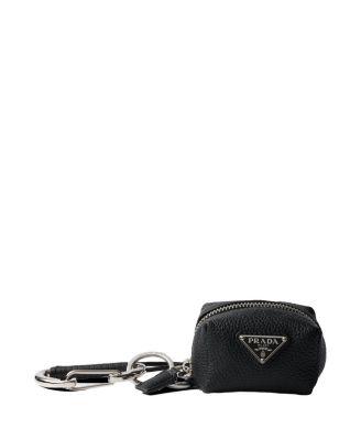 Leather Keychain Charm by PRADA