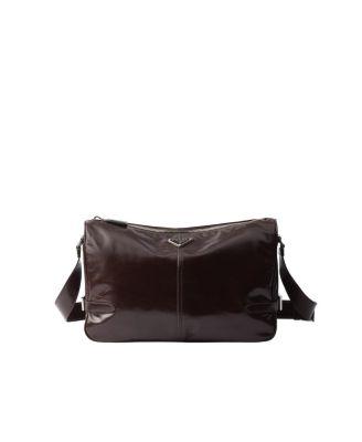 Leather Shoulder Bag by PRADA