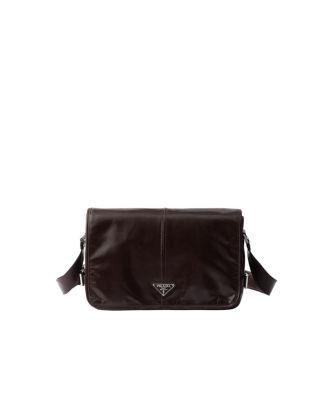 Leather Shoulder Bag by PRADA