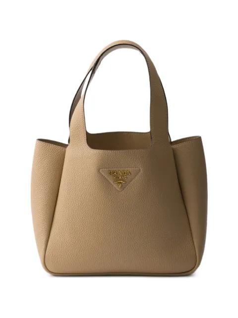 Liaison small leather tote bag by PRADA