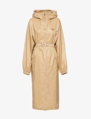 Light oversized-fit re-nylon raincoat by PRADA