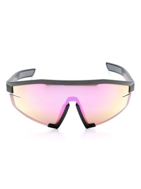Linea Rossa Impavid shield-frame sunglasses by PRADA
