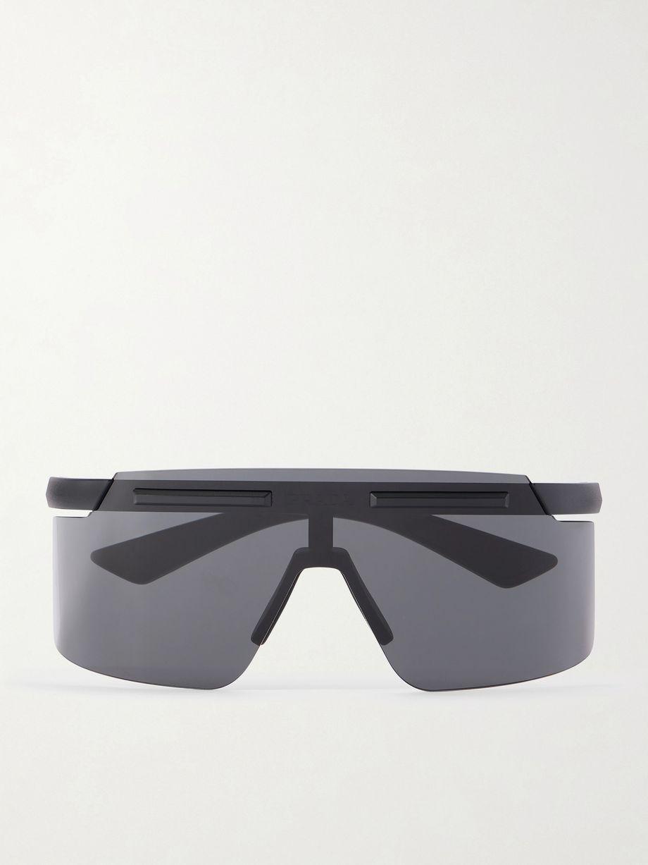 Linea Rossa square-frame acetate sunglasses by PRADA