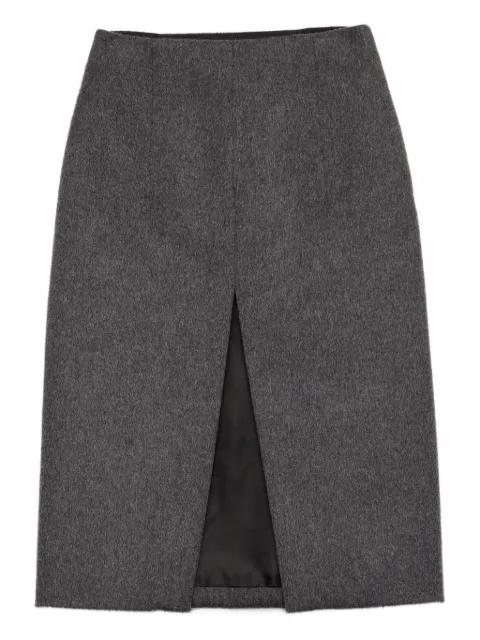 Loden pencil skirt by PRADA