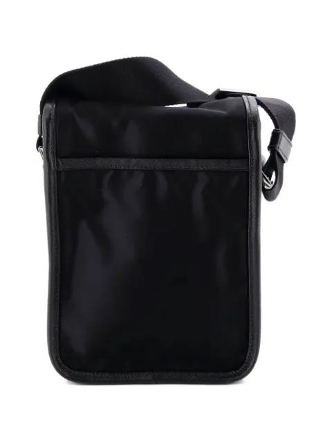 Logo Buckle Messenger Bag Nylon crossbody bag by PRADA 