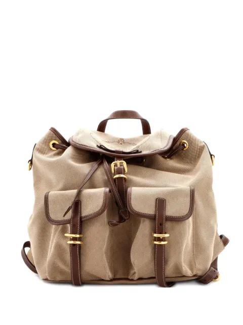 Logo Canvas backpack by PRADA 