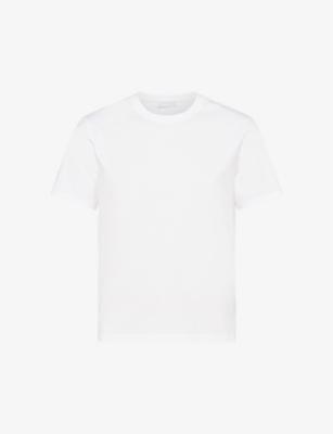 Logo-embroidered slim-fit stretch-cotton T-shirt by PRADA