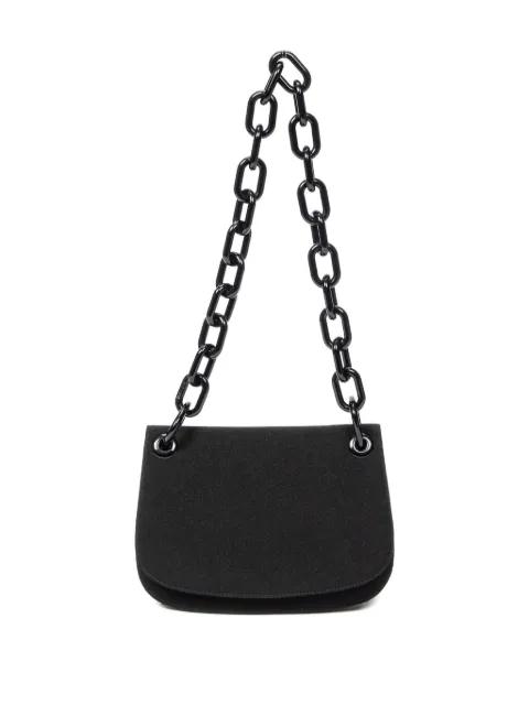 Lucite chain-strap shoulder bag by PRADA 