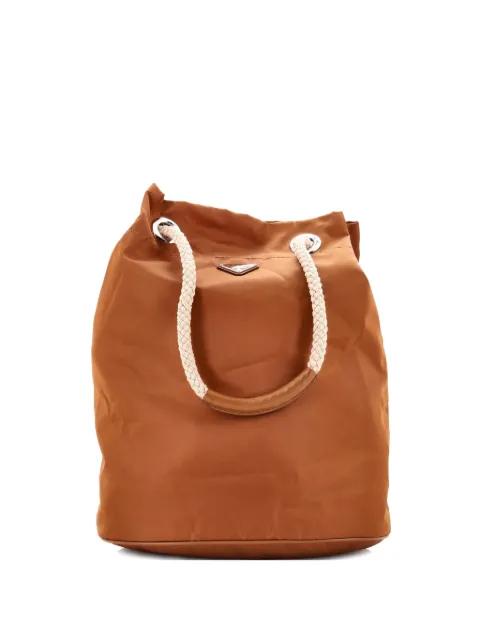 Mariner Re-Nylon Medium bucket bag by PRADA 