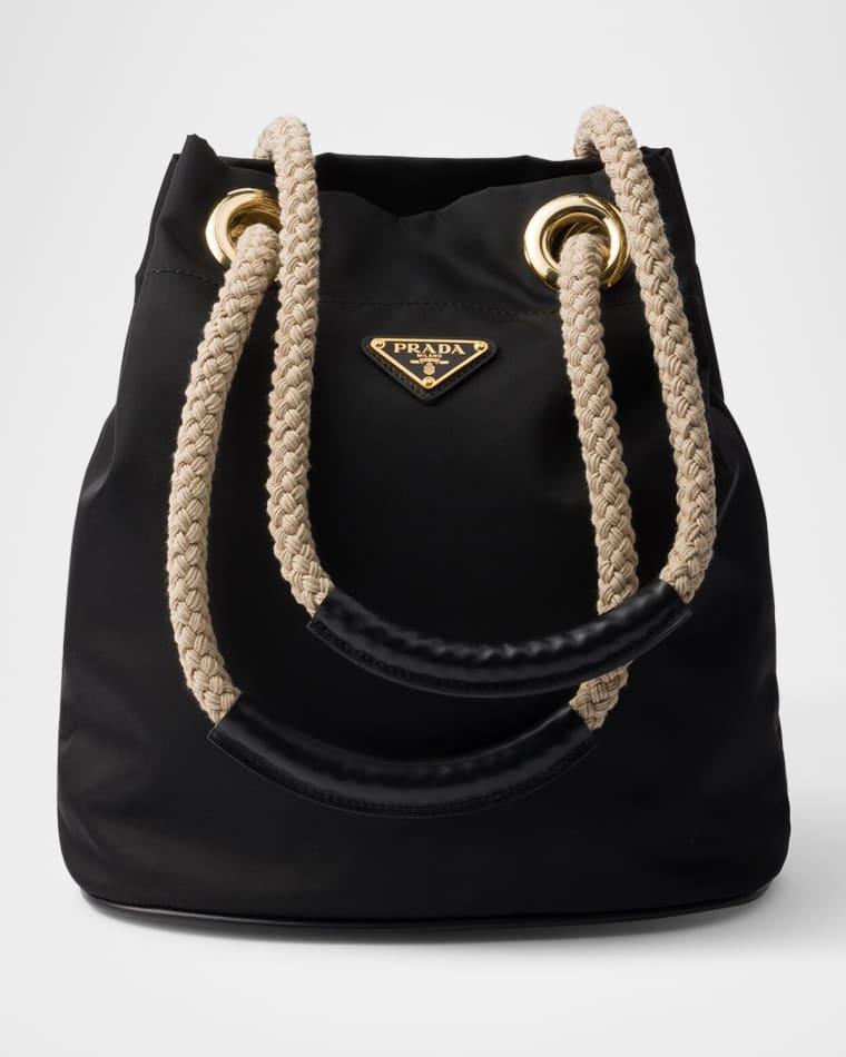 Mariner Re-Nylon Small Bucket Bag by PRADA