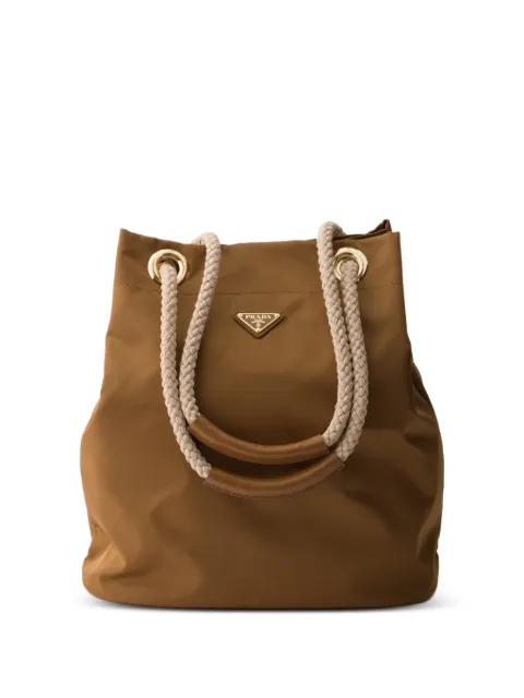 Mariner large Re-Nylon bucket bag by PRADA