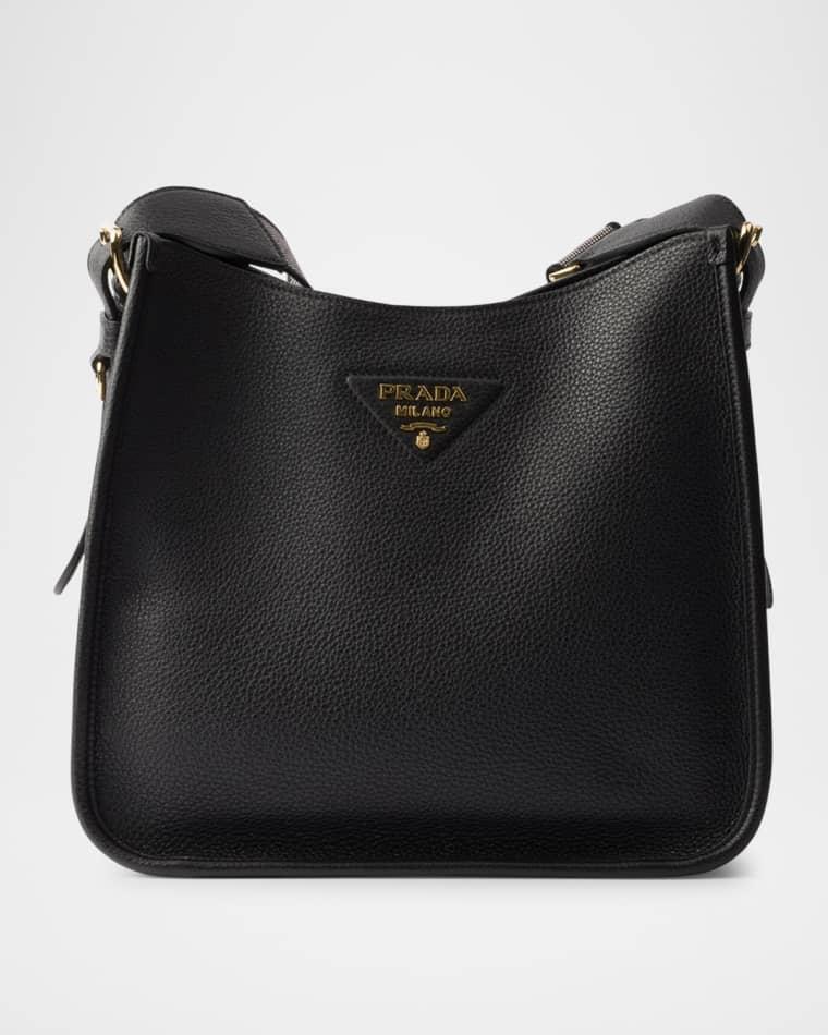 Medium Leather Shoulder Bag by PRADA