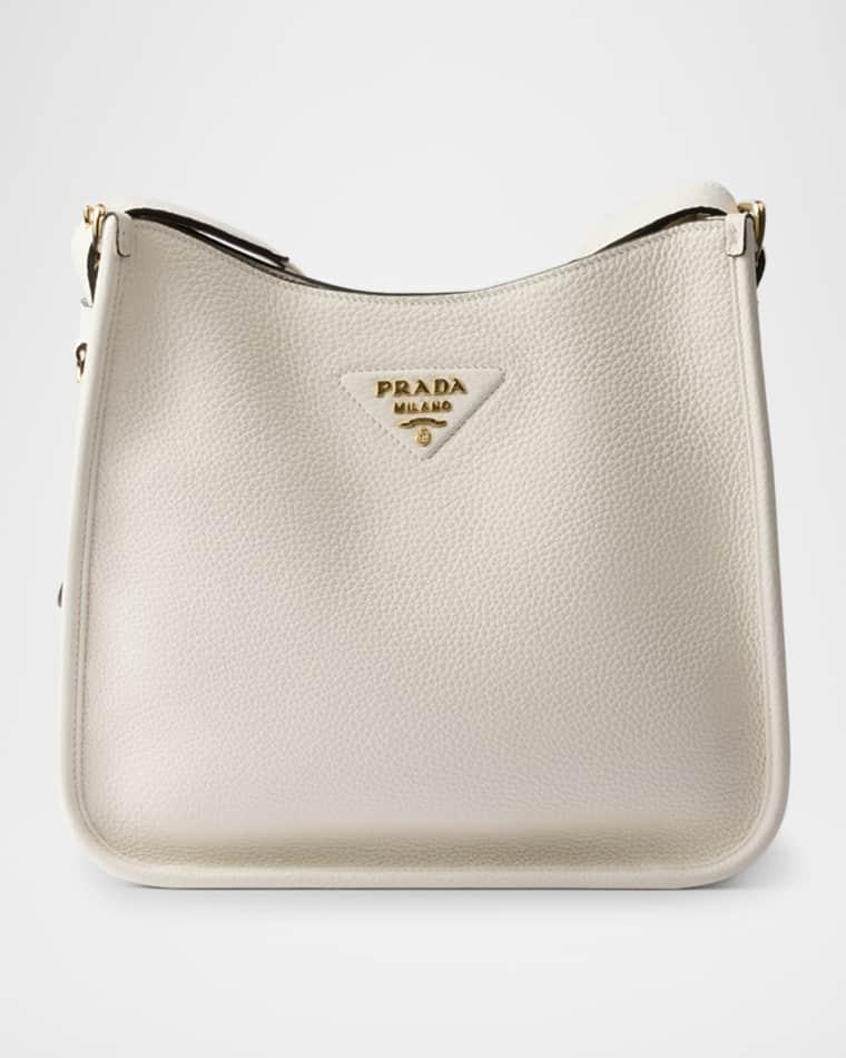 Medium Leather Shoulder Bag by PRADA