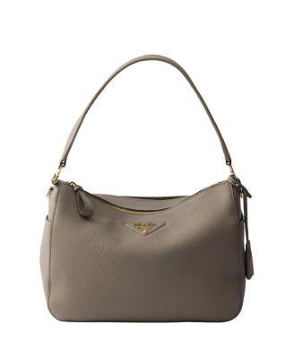 Medium Leather Shoulder Bag by PRADA