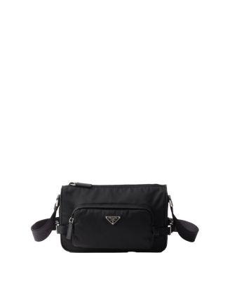 Medium Re-Nylon and Saffiano Leather Shoulder Bag by PRADA
