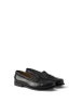 Men's Brushed Leather And Crocodile Loafers by PRADA Men's Brushed Leather And Crocodile Loafers by PRADA