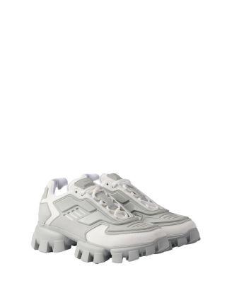 Men's Cloudbust Thunder Knit Fabric Sneakers by PRADA