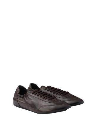 Men's Collapse Leather Sneakers by PRADA