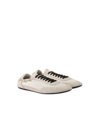 Men's Collapse Re-Nylon And Suede Elasticized Sneakers by PRADA