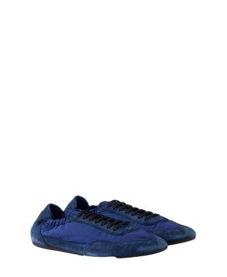 Men's Collapse Re-Nylon And Suede Elasticized Sneakers by PRADA