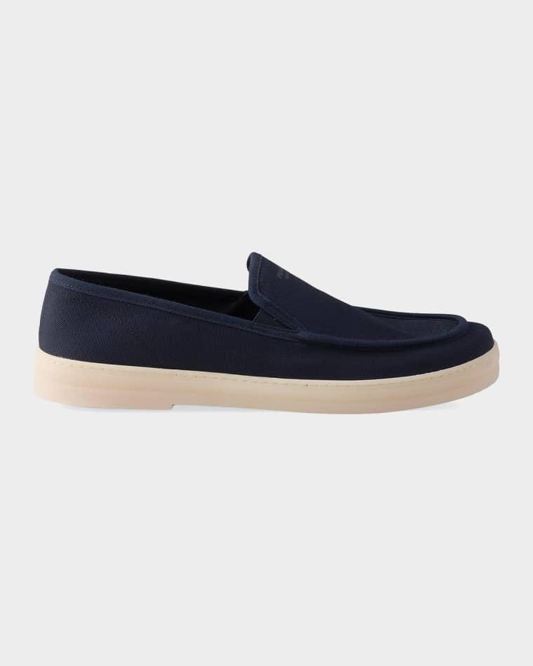 Men's Cord Fabric Loafers by PRADA