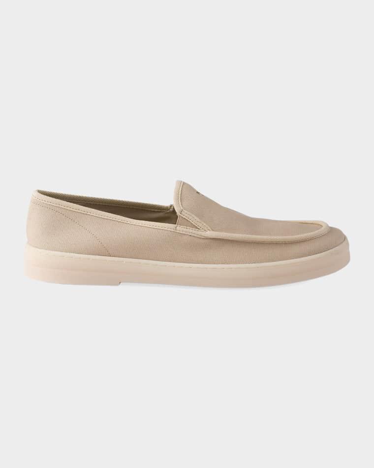 Men's Cord Fabric Loafers by PRADA